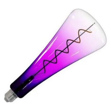 LED Sijalica FILAMENT SHAPE T110 E27/5W/230V 1800K ljubičasta