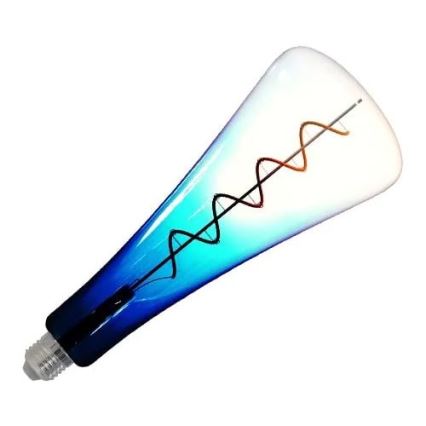 LED Sijalica FILAMENT SHAPE T110 E27/5W/230V 1800K plava