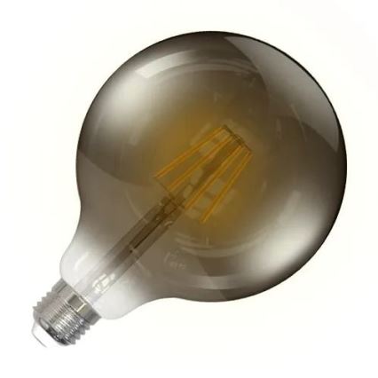 LED Sijalica FILAMENT SMOKE G125 E27/4W/230V 2000K