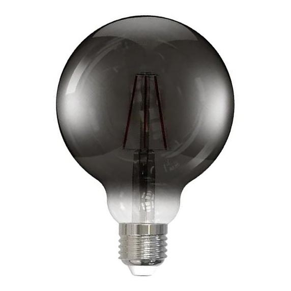 LED Sijalica FILAMENT SMOKE G95 E27/4W/230V 2000K