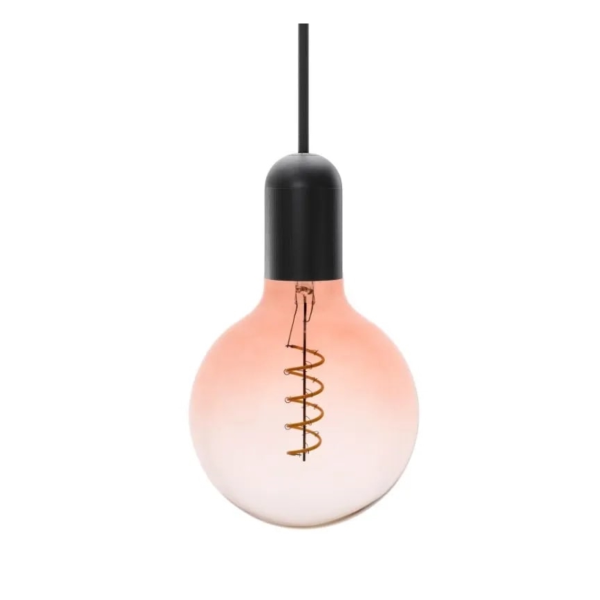 LED Sijalica FILAMENT SPIRAL G125 E27/4W/230V 2000K roze