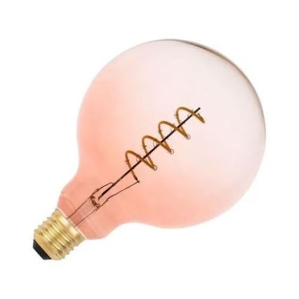 LED Sijalica FILAMENT SPIRAL G125 E27/4W/230V 2000K roze
