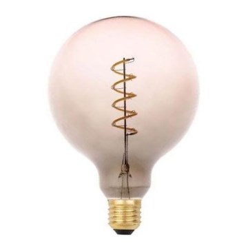 LED Sijalica FILAMENT SPIRAL G125 E27/4W/230V 2000K sivo/roze