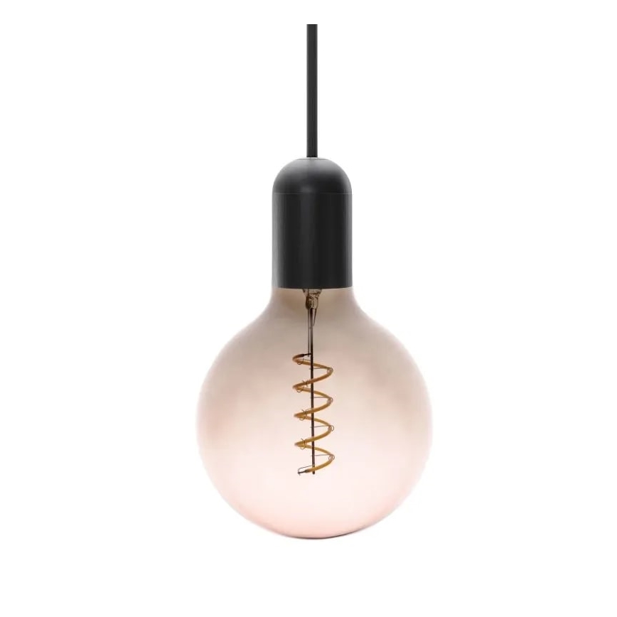 LED Sijalica FILAMENT SPIRAL G125 E27/4W/230V 2000K sivo/roze