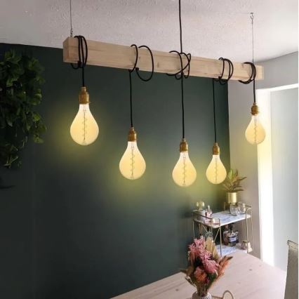 LED Sijalica FILAMENT SPIRAL VINTAGE A165 E27/4W/230V 2000K