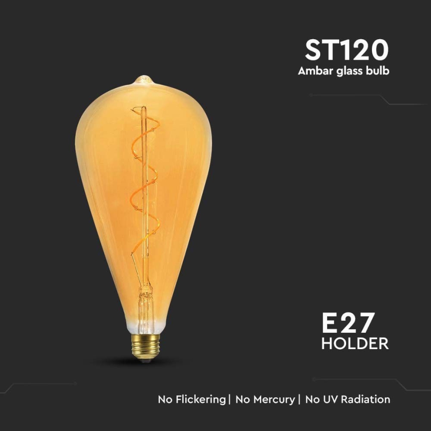 LED Sijalica FILAMENT ST120 E27/4W/230V 2700K