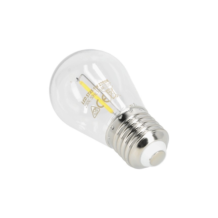 LED Sijalica FILAMENT ST45 E27/1W/230V 2700K
