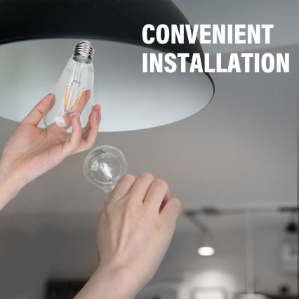 LED Sijalica FILAMENT ST64 E27/6W/230V 2700K - Aigostar