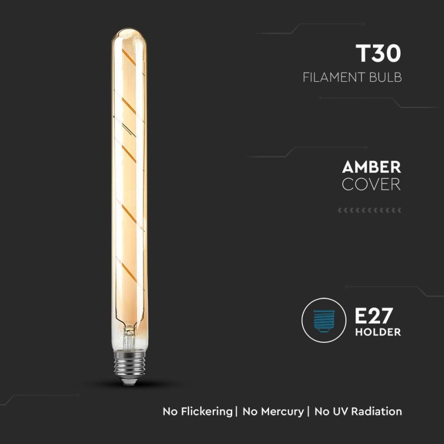 LED Sijalica FILAMENT T30 E27/5W/230V 2200K