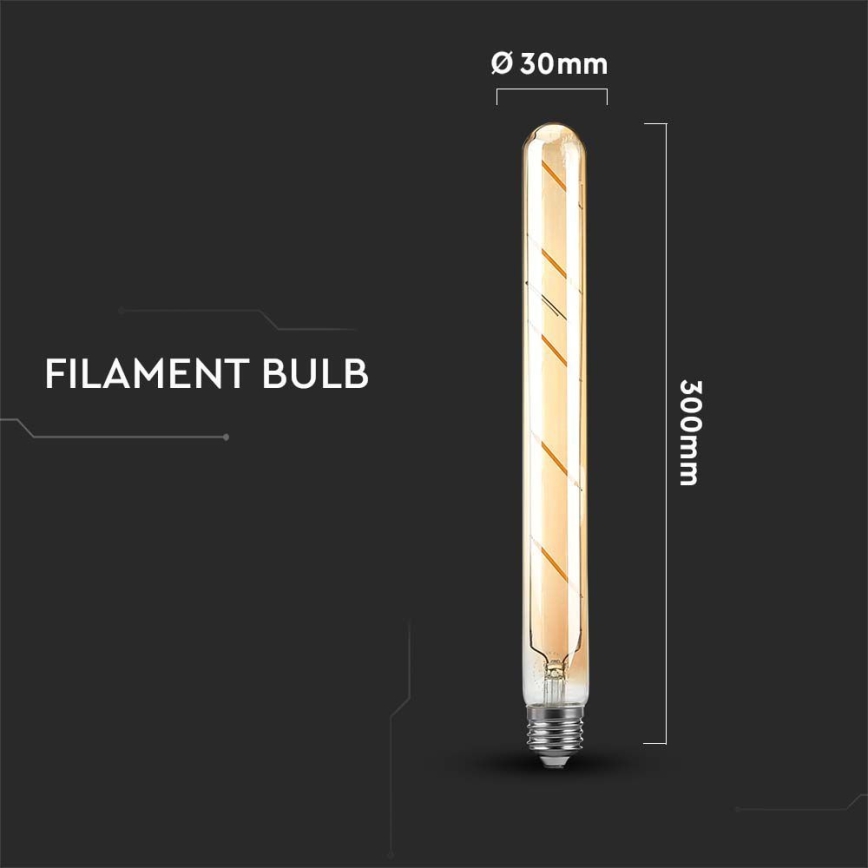 LED Sijalica FILAMENT T30 E27/5W/230V 2200K