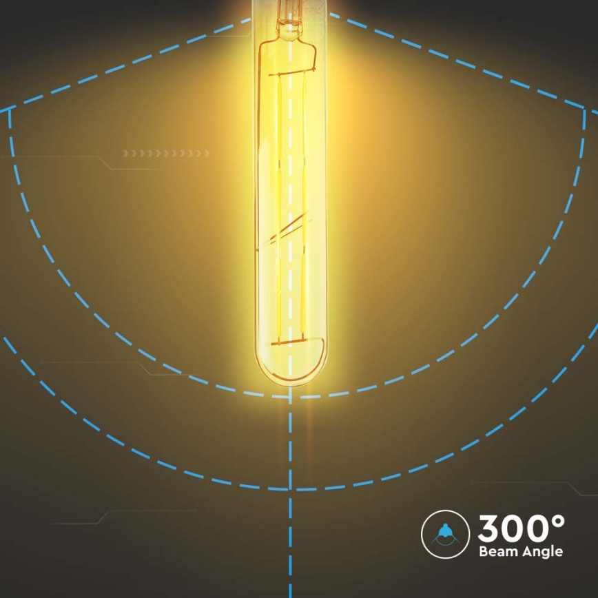 LED Sijalica FILAMENT T30 E27/6W/230V 2200K