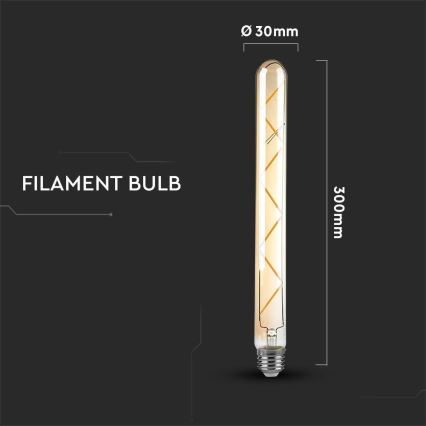 LED Sijalica FILAMENT T30 E27/7W/230V 2200K