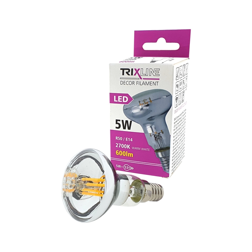LED Sijalica FILAMENT VINTAGE E14/5W/230V 2700K