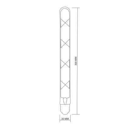 LED Sijalica FILAMENT VINTAGE LED T30 E27/4,5W/230V 2700K