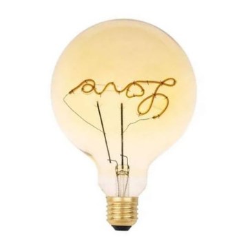 LED Sijalica FILAMENT VINTAGE LOVE G125 E27/2W/230V 2000K