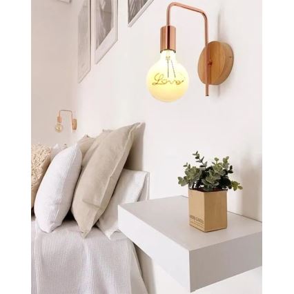 LED Sijalica FILAMENT VINTAGE LOVE G125 E27/2W/230V 2000K