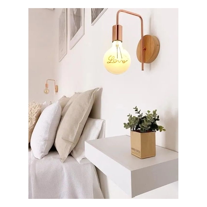 LED Sijalica FILAMENT VINTAGE LOVE G125 E27/2W/230V 2000K