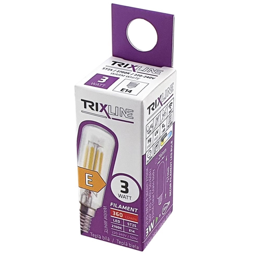 LED Sijalica FILAMENT VINTAGE ST25 E14/3W/230V 2700K