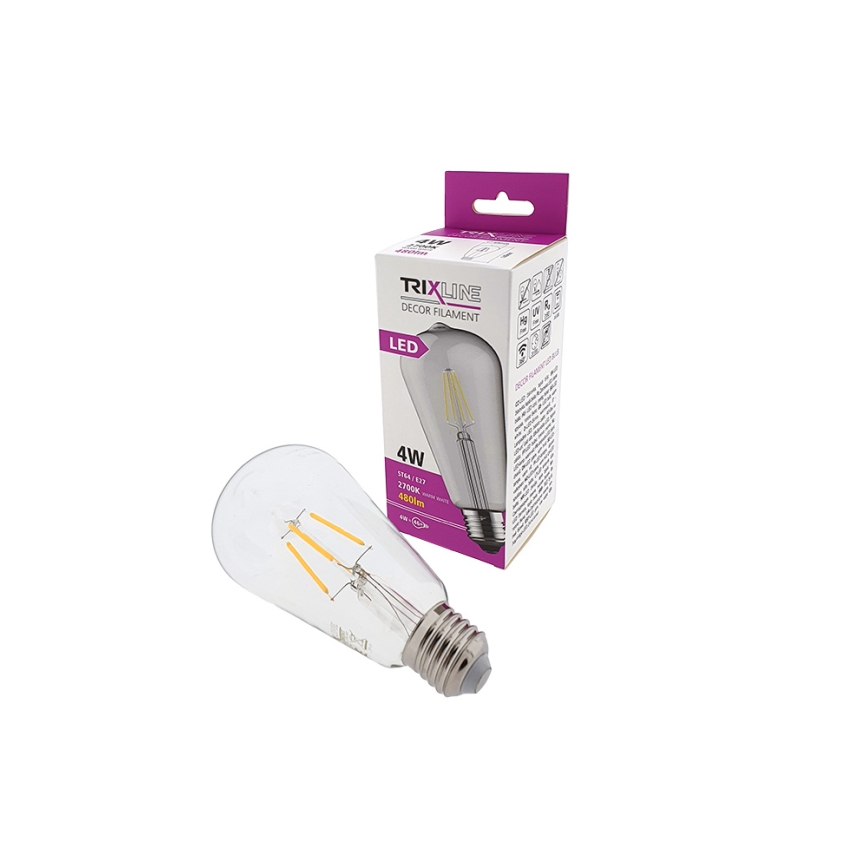 LED Sijalica FILAMENT VINTAGE ST64 E27/4W/230V 2700K