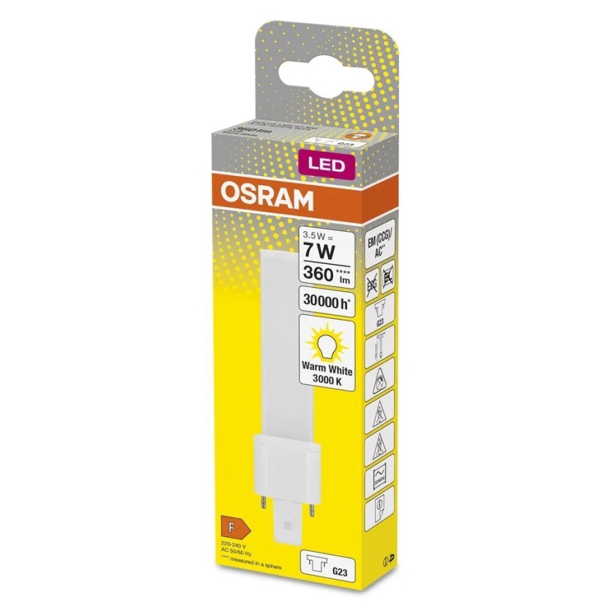 LED Sijalica G23/3,5W/230V 3000K - Osram
