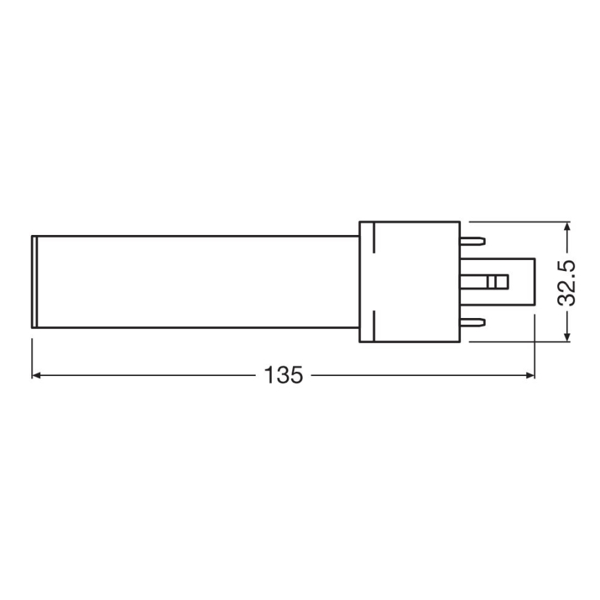 LED Sijalica G23/3,5W/230V 3000K - Osram