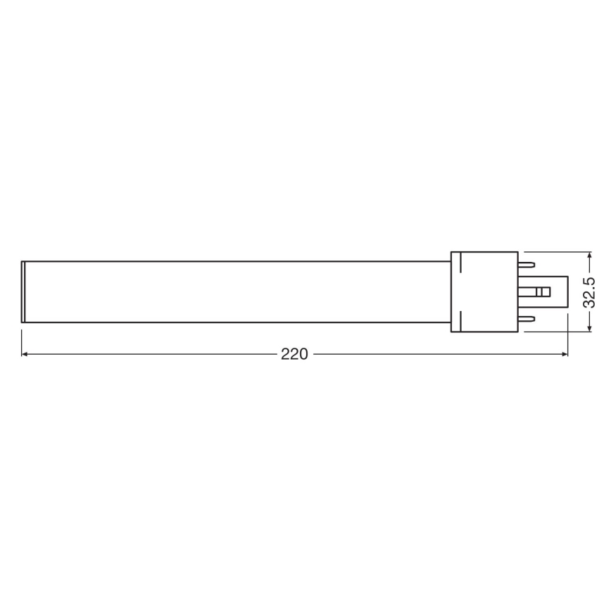 LED Sijalica G23/6W/230V 4000K - Osram