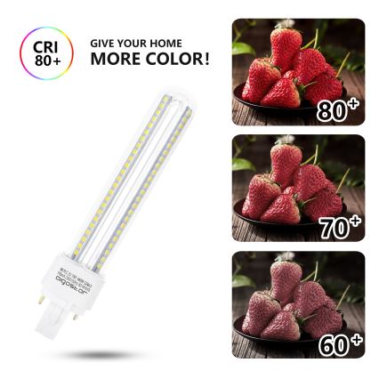 LED Sijalica G24D-3/15W/230V 6500K - Aigostar