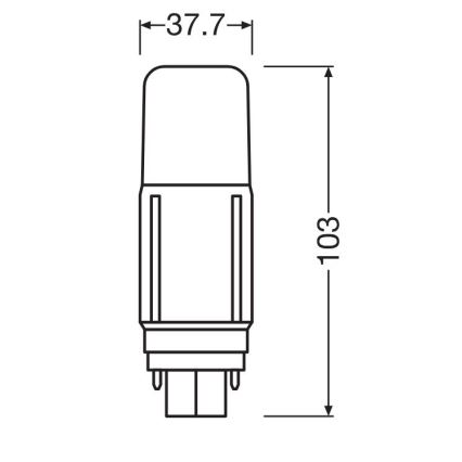 LED Sijalica G24d/5,5W/230V 3000K - Osram