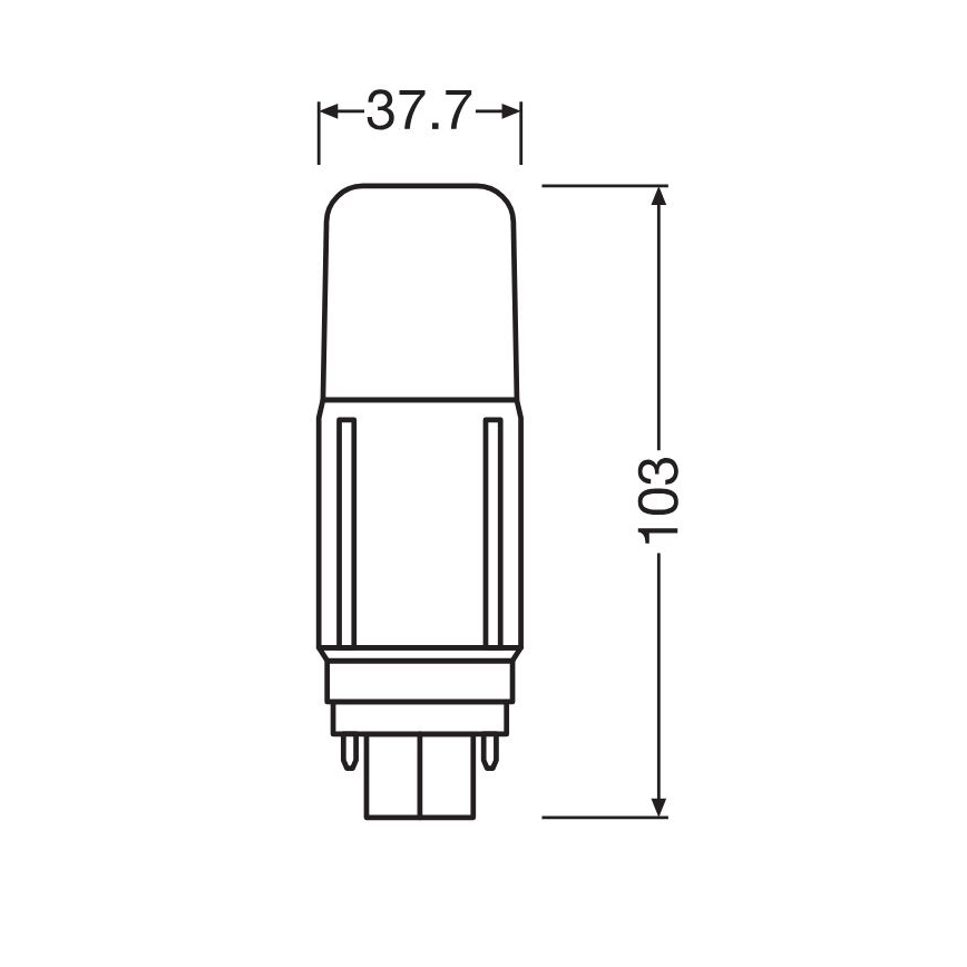 LED Sijalica G24d/5,5W/230V 3000K - Osram
