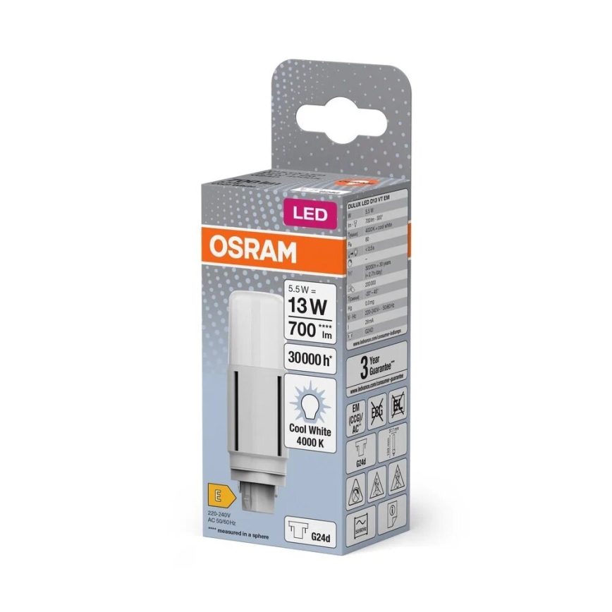 LED Sijalica G24d/5,5W/230V 4000K - Osram
