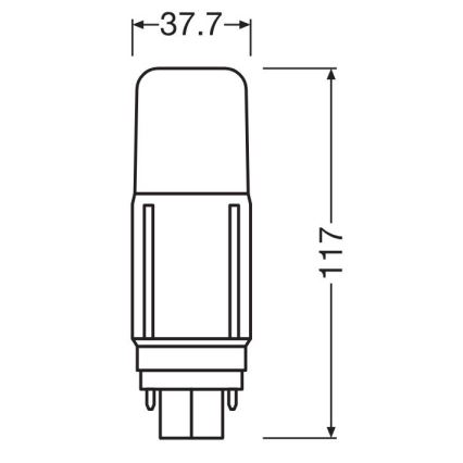 LED Sijalica G24d/7,5W/230V 4000K - Osram