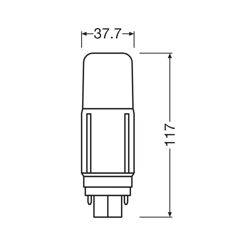 LED Sijalica G24d/7,5W/230V 4000K - Osram