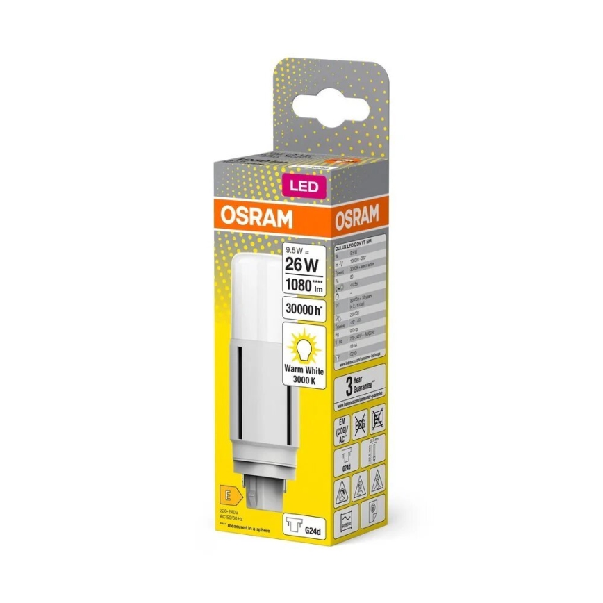 LED Sijalica G24d/9,5W/230V 3000K - Osram