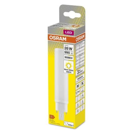 LED Sijalica G24q-3/10W/230V 3000K - Osram
