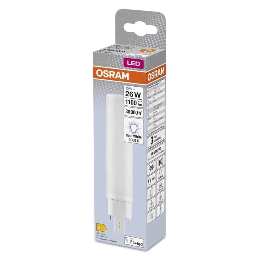 LED Sijalica G24q-3/10W/230V 4000K - Osram