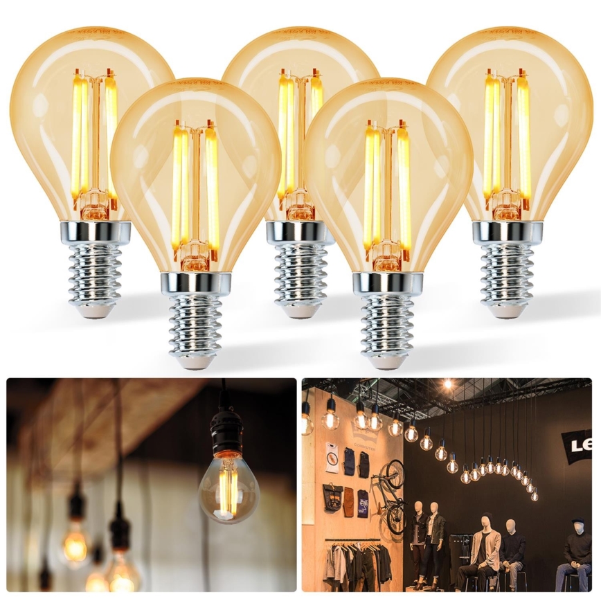 LED Sijalica G45 E14/4W/230V 2200K - Aigostar