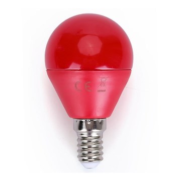 LED sijalica G45 E14/4W/230V crvena - Aigostar
