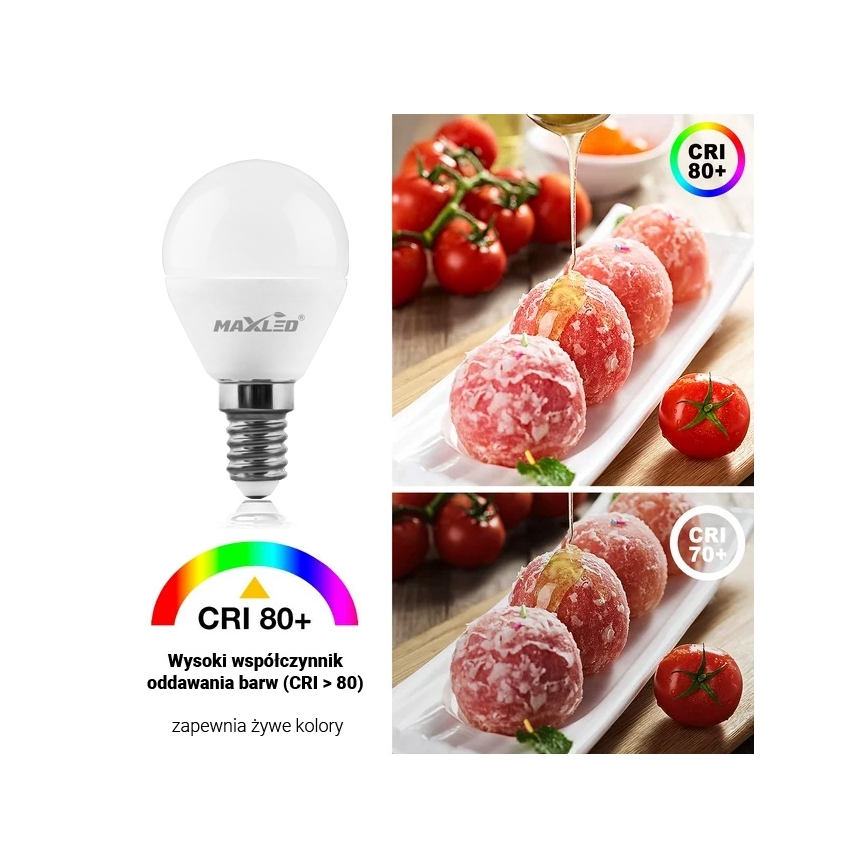 LED Sijalica G45 E14/7W/230V 4000K