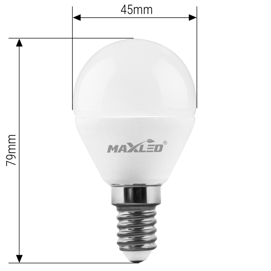LED Sijalica G45 E14/7W/230V 4000K
