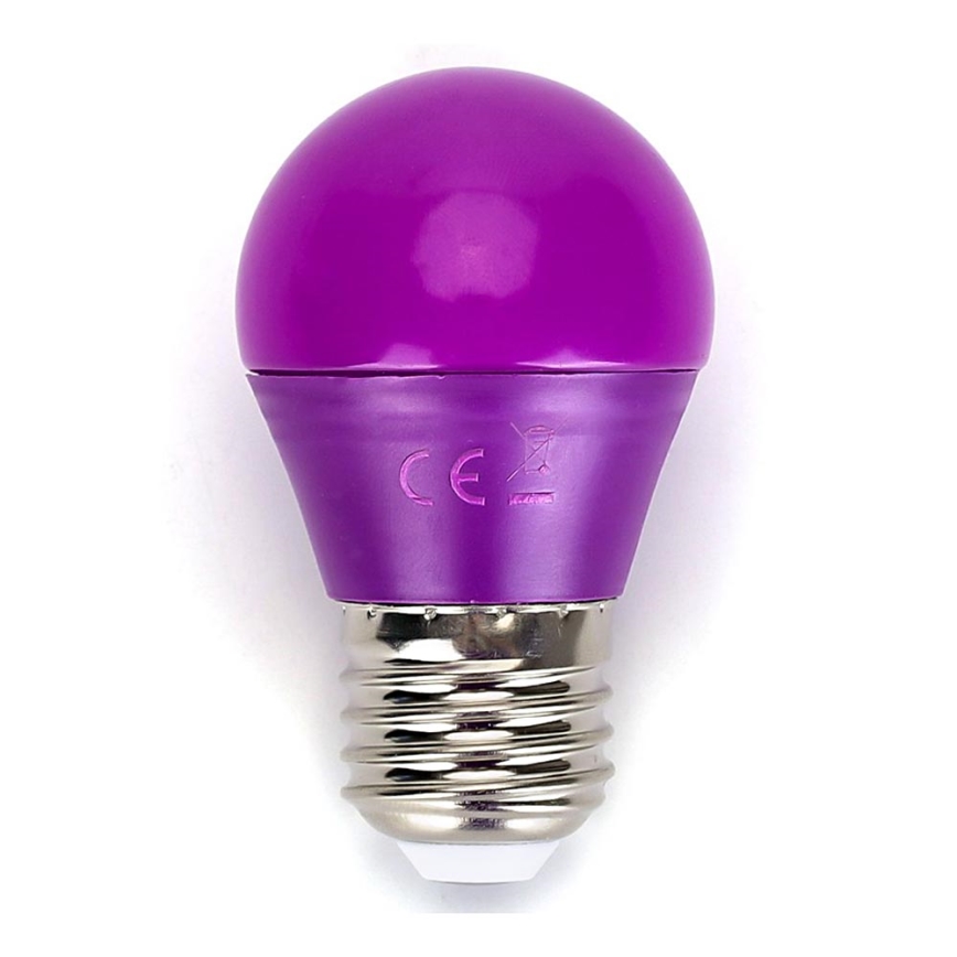 LED sijalica G45 E27/4W/230V ljubičasta - Aigostar