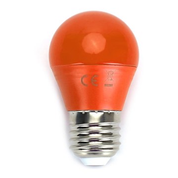 LED sijalica G45 E27/4W/230V narandžasta - Aigostar