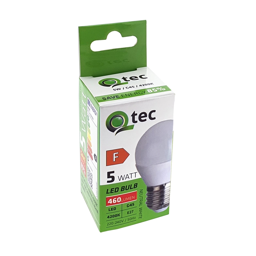 LED Sijalica G45 E27/5W/230V 4200K