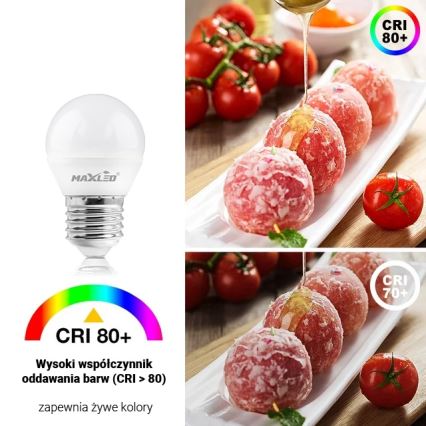 LED Sijalica G45 E27/8W/230V 4000K