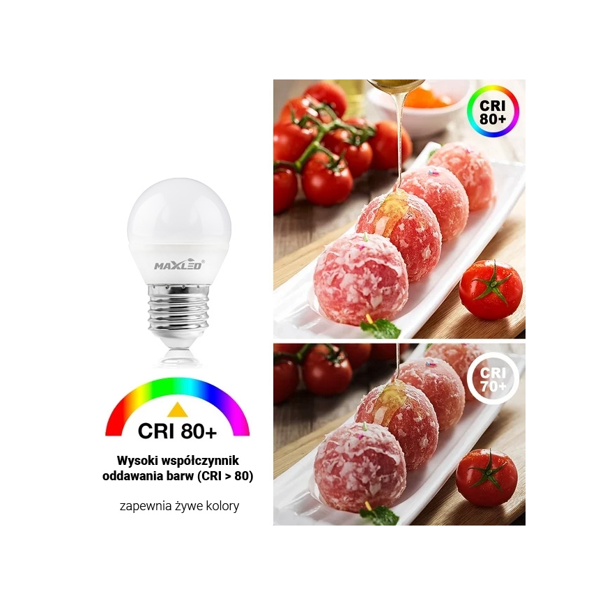 LED Sijalica G45 E27/8W/230V 4000K
