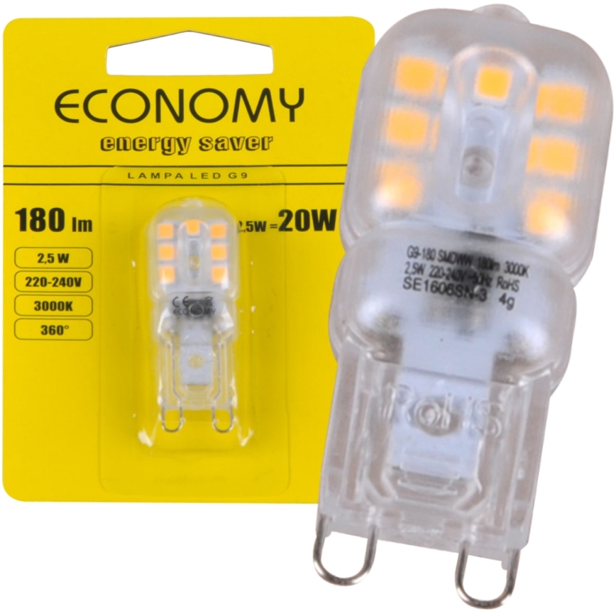 LED Sijalica G9/2,5W/230V 3000K