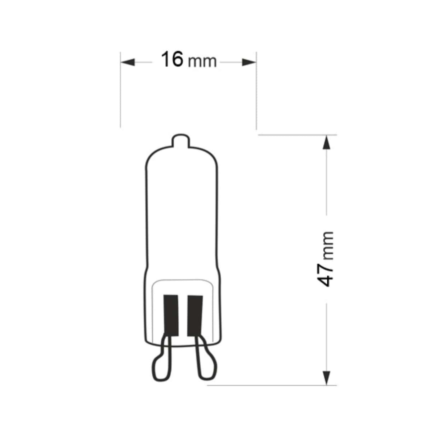 LED Sijalica G9/2,5W/230V 3000K