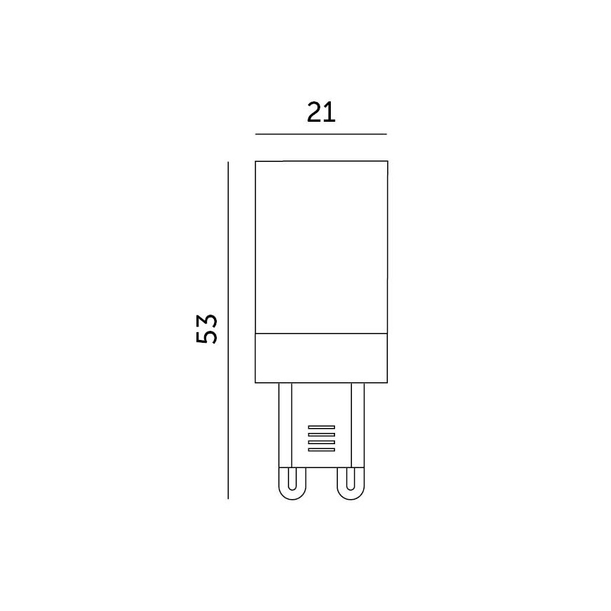 LED Sijalica G9/3W/230V 3000K 100°