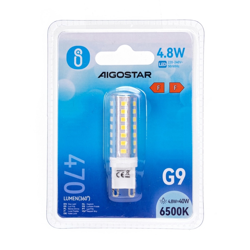 LED Sijalica G9/4,8W/230V 6500K - Aigostar