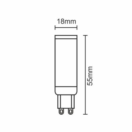 LED Sijalica G9/5W/230V 4000K
