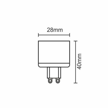 LED Sijalica G9/5W/230V 4000K